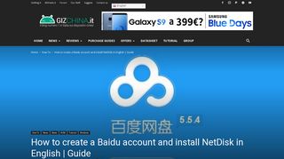 How to create a Baidu account and install NetDisk in English | Guide ...