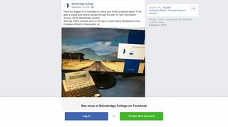 Have you logged in to Compass to check... - Baimbridge College ...