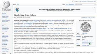 Bainbridge State College - Wikipedia