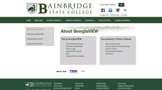Bainbridge State College | About GeorgiaVIEW