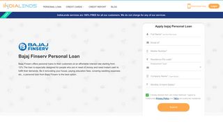 Bajaj Finserve Personal Loan | Apply Online at low interest rate ...