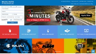 Bajaj Auto Finance: Get Two Wheeler Loan, Bike Loan & Auto Loan ...