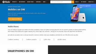 EMI on Mobile: Mobile Phone Finance without Credit Card | Bajaj ...