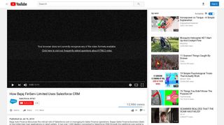 How Bajaj FinServ Limited Uses Salesforce CRM - YouTube