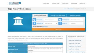 Bajaj Finserv Home Loan @8.40% Interest Rate , EMI, Eligibility