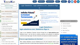 Login Salesforce - login.salesforce.com, Salesforce Sign in