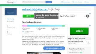 Access webmail.bajajcorp.com. Login Page