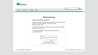 Learning Portal: Login to the site