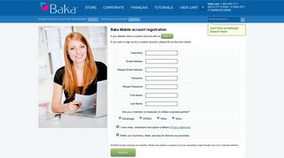 Baka Mobile | Bell Authorized Dealer | StoreHome | register