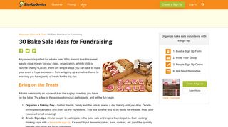 30 Bake Sale Ideas for Fundraising - Sign Up Genius