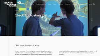 Check Job Application Status | BHGE