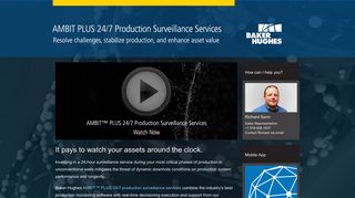 AMBIT PLUS 24/7 Production Surveillance Services | Baker Hughes