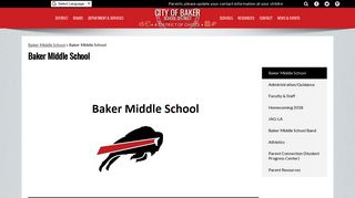 Baker Middle School - Schools - City of Baker School District
