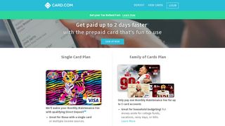 CARD.com | Prepaid Mastercards and Visa Prepaid Cards