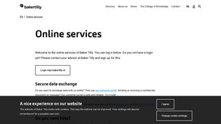 Online services | Baker Tilly