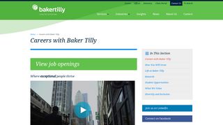 Careers with Baker Tilly