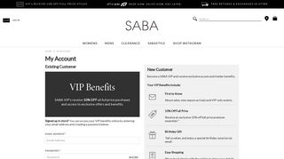 VIP Login | SABA