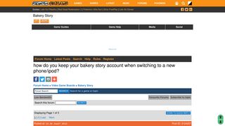 how do you keep your bakery story account when switching to a new ...