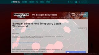 User blog:Zacten/Bakugan Dimensions Temporary Login Workaround ...