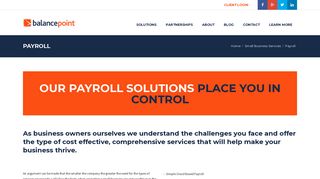 Payroll - Balance Point Payroll