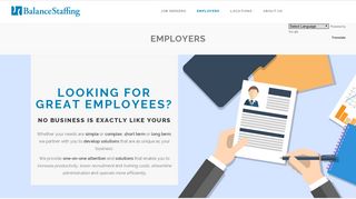 Employers | Balance Staffing