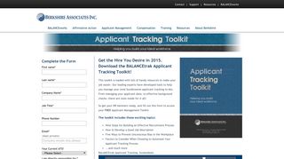 BALANCEtrak Applicant Tracking System and Software