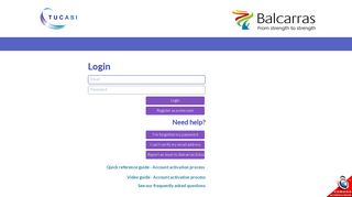 Balcarras School Internet payments - Login