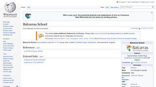Balcarras School - Wikipedia