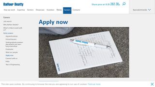 Apply now - Early careers - Careers - Balfour Beatty plc