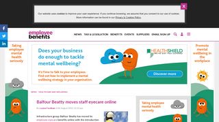 Balfour Beatty moves staff eyecare online - Employee Benefits