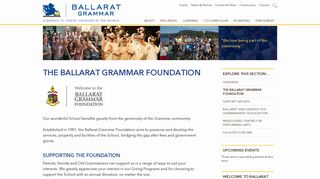 The Ballarat Grammar Foundation | Ballarat Grammar