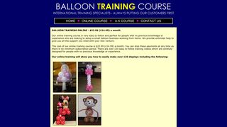 online course - Balloon Training Course