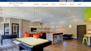 The Ballpark North | Student Apartments in Austin, Texas