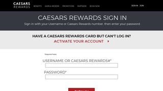Total Rewards - Caesars Entertainment