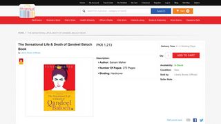 The Sensational Life & Death of Qandeel Baloch Book Available at ...