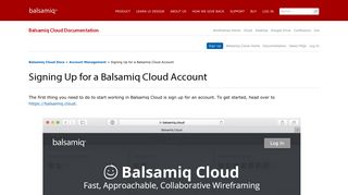 Signing Up for a Balsamiq Cloud Account - Balsamiq Cloud ...