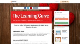 The Learning Curve | Smore Newsletters