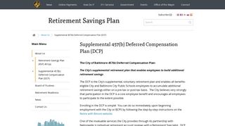Supplemental 457(b) Deferred Compensation Plan (DCP ...