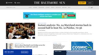 Baltimore Sun: Baltimore breaking news, sports, business ...