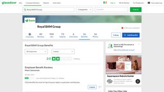 Royal BAM Group Employee Benefits and Perks | Glassdoor.ie