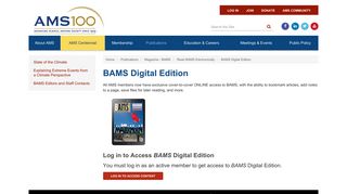 BAMS Digital Edition - American Meteorological Society