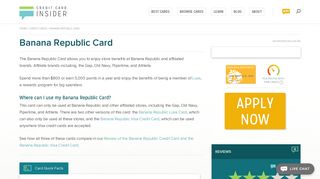 Banana Republic Card - Credit Card Insider