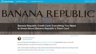 Banana Republic Credit Card: Everything You Need to Know