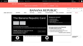 Visa Card - Banana Republic - Gap