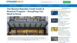 Banana Republic Credit Cards & Rewards Program - Worth It? [2018]