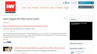 Banc Home Loans - HousingWire