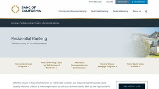 Residential Banking – Banc of California