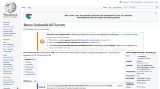 Banca Nazionale del Lavoro - Wikipedia