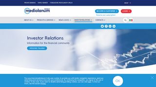 Investor Relations - Banca Mediolanum