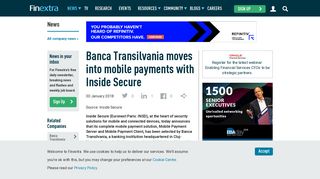Banca Transilvania moves into mobile payments with Inside Secure